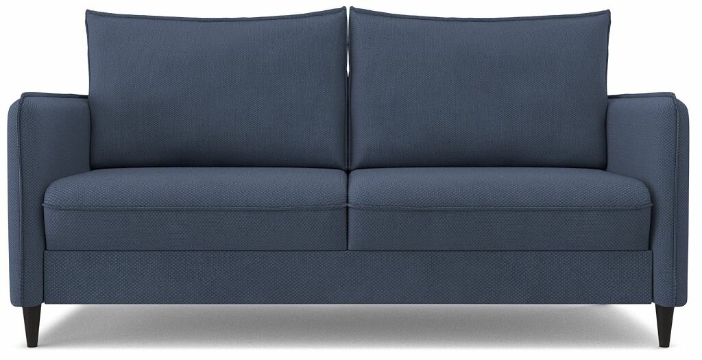 Диван-кровать раскладной PUSHE Фьорд Smart 160, велюр, синий Maxx 977