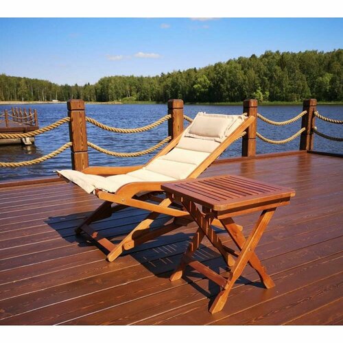 Комплект с креслом и столиком Афина AFM-709A-T133 (1+1) Beige