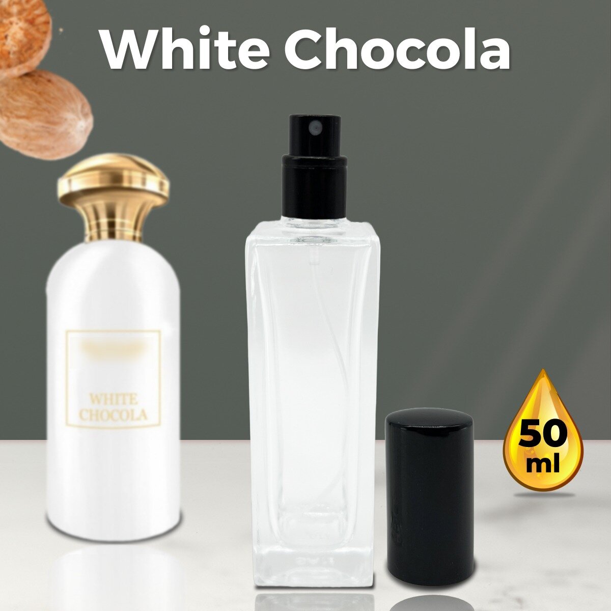 "White Chocola" - Духи унисекс 50 мл + подарок 1 мл другого аромата