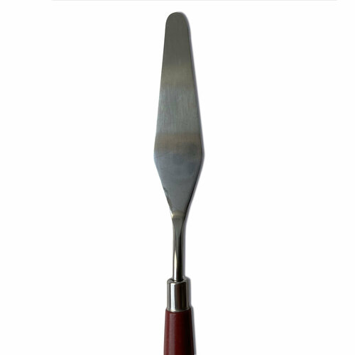 igrobeauty шпатель металлический с деревянной ручкой коричневый Шпатель для работы с пастами большой 21,5 см STAMPERIA K3T13/S