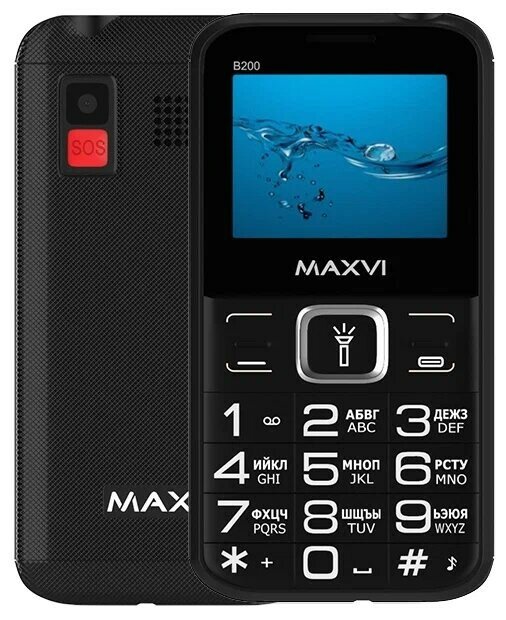 Телефон Maxvi B200 Black