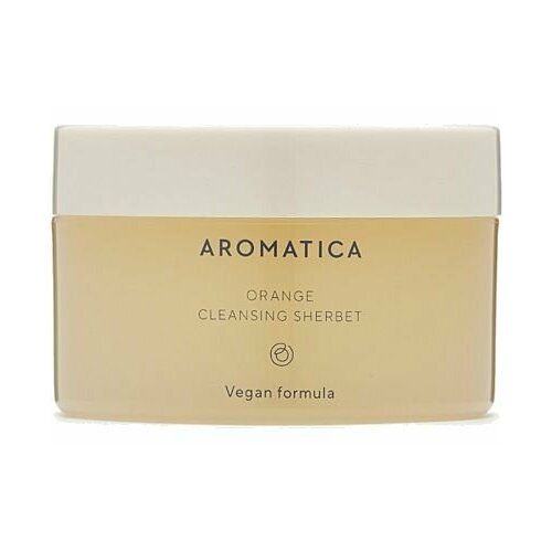 Очищающий щербет для лица с апельсином Aromatica ORANGE CLEANSING SHERBET