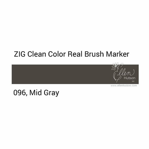 Маркер акварельный с кистью брашпен ZIG Clean Color Real Brush- штучно - цвет- 096
