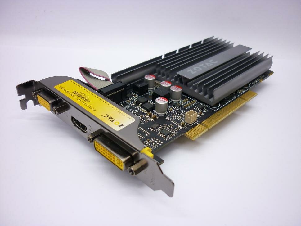 Видеокарта PCI Zotac GeForce GT 610 512MB Silent