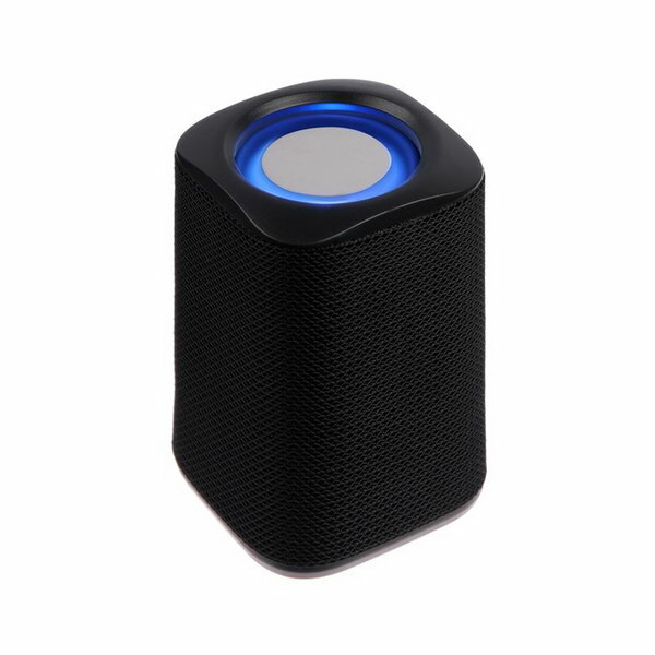 фото Портативная колонка LM-883, 5 Вт, 500 мАч, подсветка, micro SD, чёрная