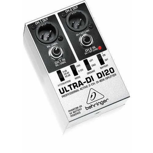BEHRINGER DI20 - DI-бокс/сплиттер, двухканальный
