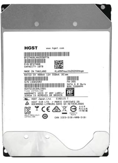 Жесткий диск HGST 10 ТБ HUH721010ALE601