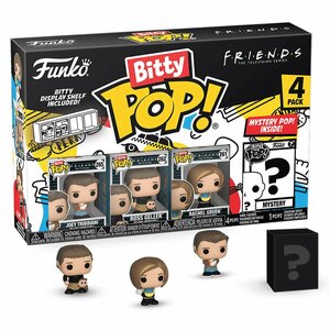 Фигурка Funko Bitty POP! Friends S2 Joey Tribbiani+Ross Geller+Rachel Green+Mystery(1 of 4)4PK 73049