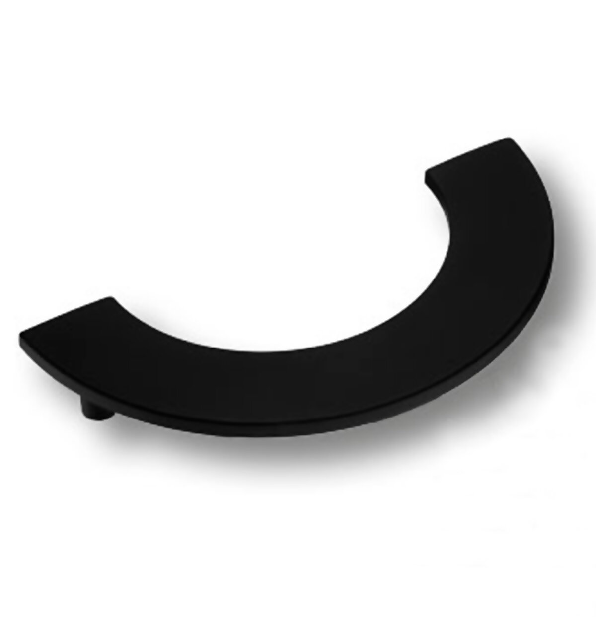 фото Ручка мебельная полукруг, глянцевыий хром 128 мм