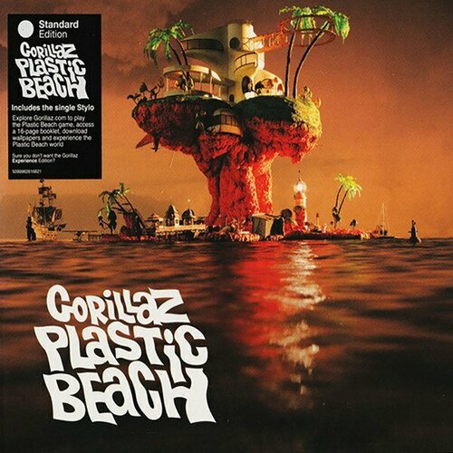 компакт диск warner gorillaz – humanz Компакт-диск Warner Gorillaz – Plastic Beach