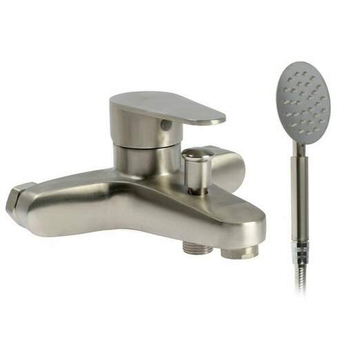 Смеситель для ванны ZEIN Z3834 однорычажный душевой набор сатин 6175₽