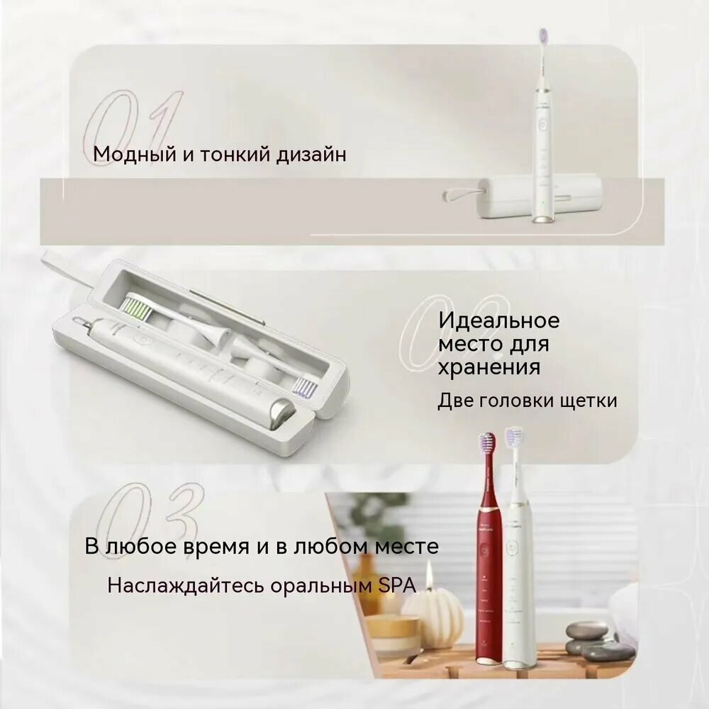 Электрическая зубная щетка Philips Sonicare HX2491/01 SPA, белый