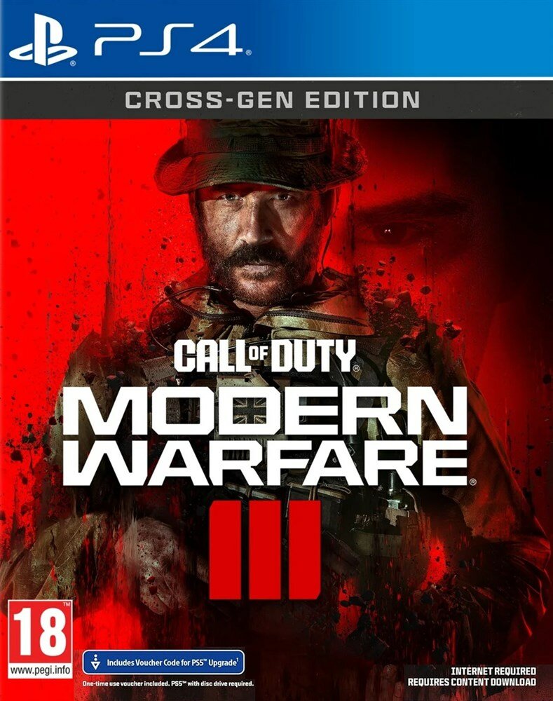 Call of Duty: Modern Warfare 3 (III) (COD: MW 3) (Cross-Gen Edition) (русская версия) (PS4) Новый