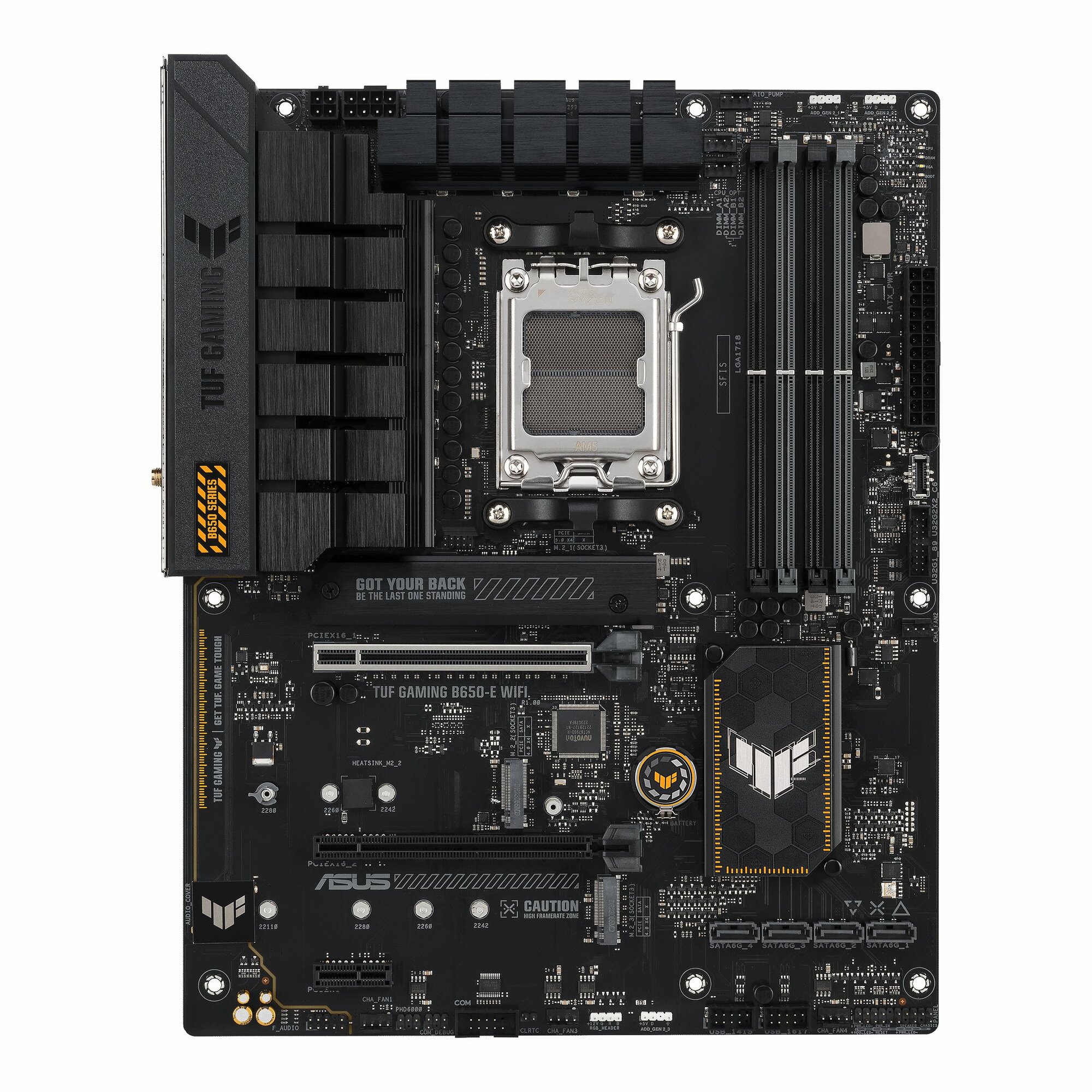 Материнская плата ASUS TUF GAMING B650-E WIFI (АМ5 АMDВ650 192 ГБ PCIE 4.0) 90MB1GT0-M0EAY0