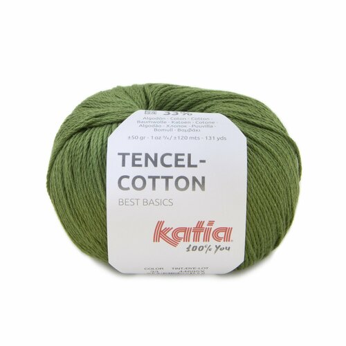 Пряжа для вязания Katia Tencel-Cotton (33 Pine green)