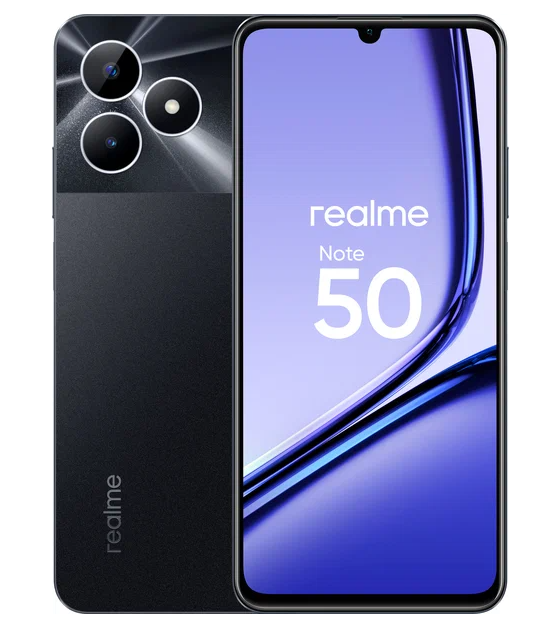 Смартфон REALME Note 50 4/128Gb, RMX3834, Полуночный черный