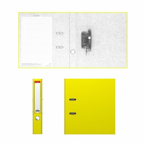 Пaпка-регистратор А4, 50 мм EK Neon 45402/45394 желтый