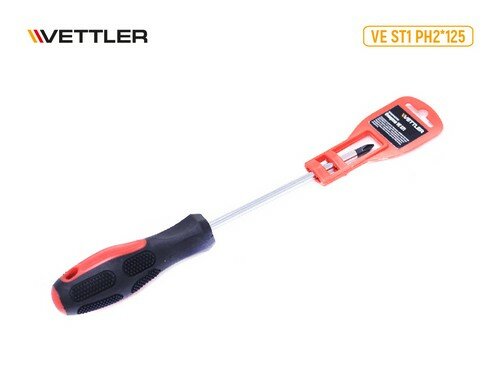 VETTLER Отвертка крестовая PH2х125мм (VETTLER)