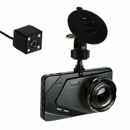 Видеорегистратор Cartage "Premium", 2 камеры, HD 1080p, IPS 4, обзор 120 градусов