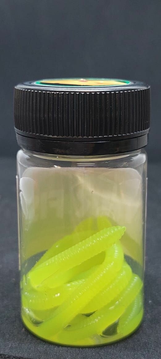 Форелевая приманка Либра, цвет лимонный, 65 мм, 8 шт в банке