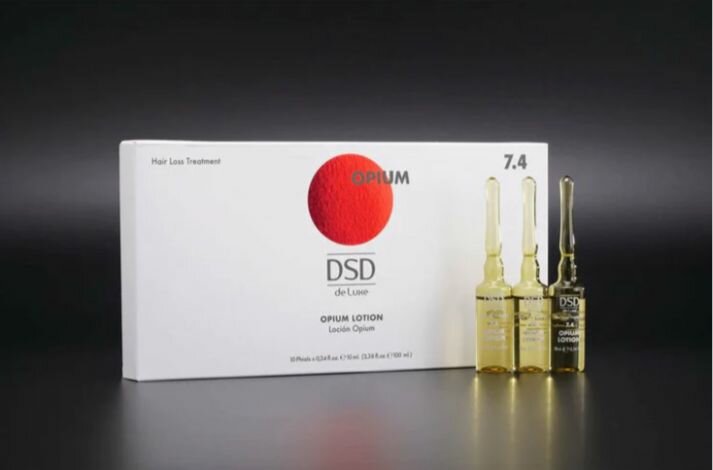 DSD DE LUXE 7.4 OPIUM LOTION Лосьон для волос предотвращает выпадение волос и способствует росту новых 10мл х 10шт — фото 1