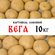 Семенной картофель сорта "Вега" 10кг, клубни, 1я репродукция