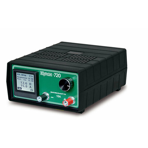 Зарядное устройство Кулон-720 612 В 15 А ручная регулировка блок питания ЖКдисплей кулон 720 цена за 1 шт 9640₽