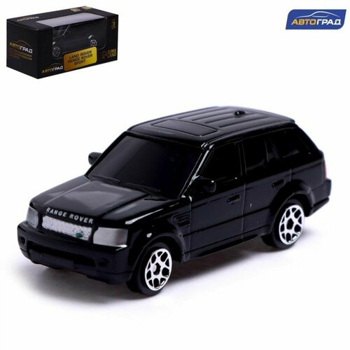 Машина металлическая LAND ROVER RANGE ROVER SPORT, 1:64, цвет чёрный машина металлическая land rover range rover sport 1 64 цвет чёрный