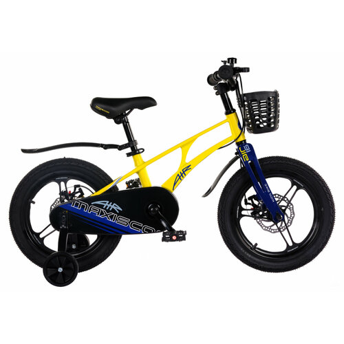 Детский велосипед Maxiscoo Air Pro 16 (2024) 16 Желтый (100-120 см) велосипед детский maxiscoo air делюкс плюс 16 фиолетовый матовый