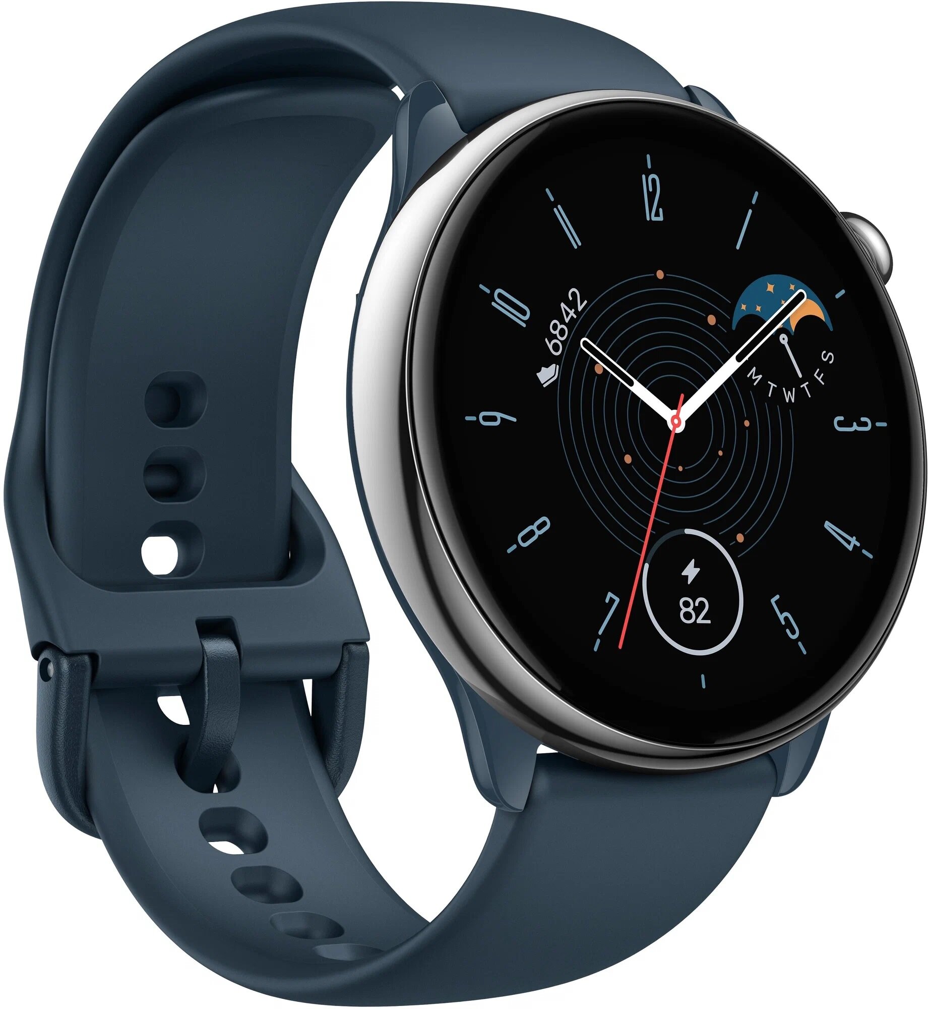 Смарт-часы AMAZFIT GTR Mini A2174, 42.83мм, 1.28", синий / синий