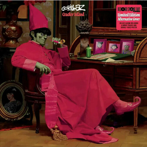 Виниловая пластинка Gorillaz. Cracker Island. RSD 2024. Pink (2 LP) виниловая пластинка gorillaz cracker island neon purple lp