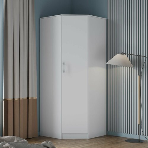 Угловой шкаф 80х200 Белый однодверный 16443₽