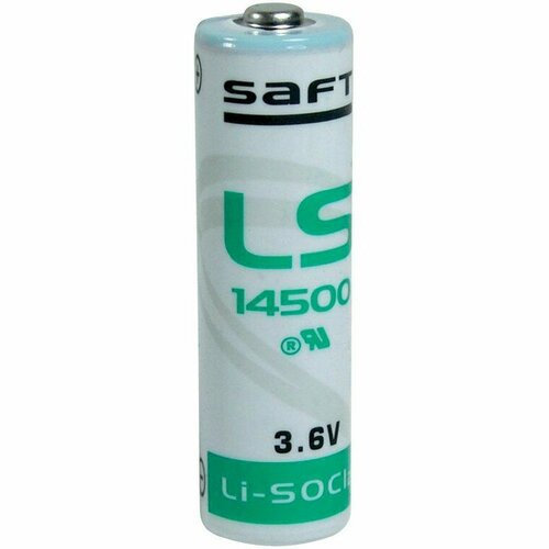 батарейка saft ls 14250 lithium 2pf 1 2aa 1200 мач Батарейка Saft LS 14500 AA 3,6V