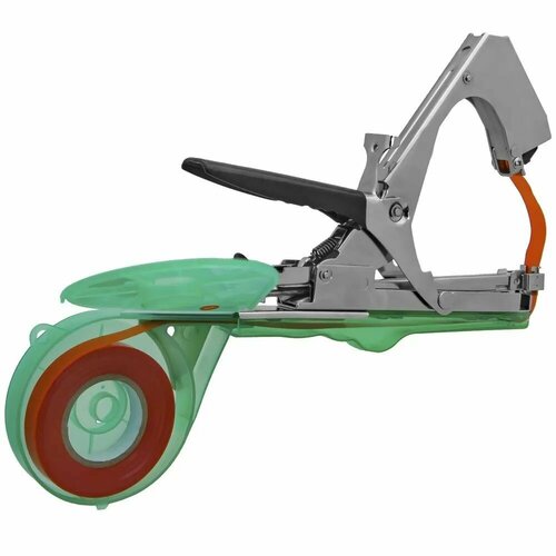 Тапенер садовый для подвязки растений / Комплект тапенер с лентами и скобами / Инструмент для ручной подвязки растений