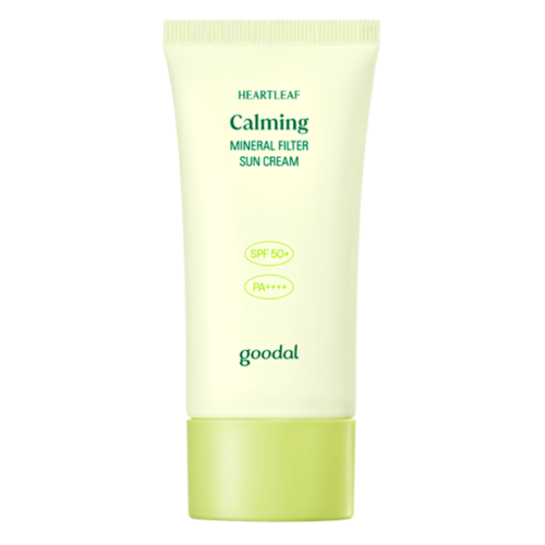 Минеральный солнцезащитный крем Goodal Heartleaf Calming Mineral Filter Sun Cream 50 мл минеральный крем для нормальной и сухой кожи minus 417 mineral skin cream 50 мл