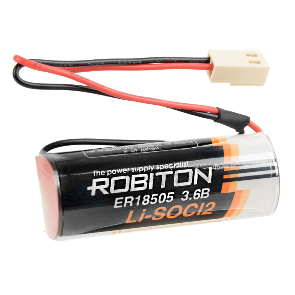 Батарейка ROBITON ER18505-HU2 с коннектором PK1