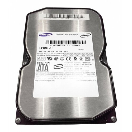 Жесткий диск Samsung SP0812C 80Gb SATA 3,5