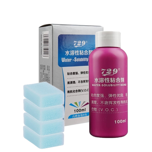 Клей для накладок на водной основе 729 (100мл) 729 очиститель для накладок 729 rubber cleaner 100мл