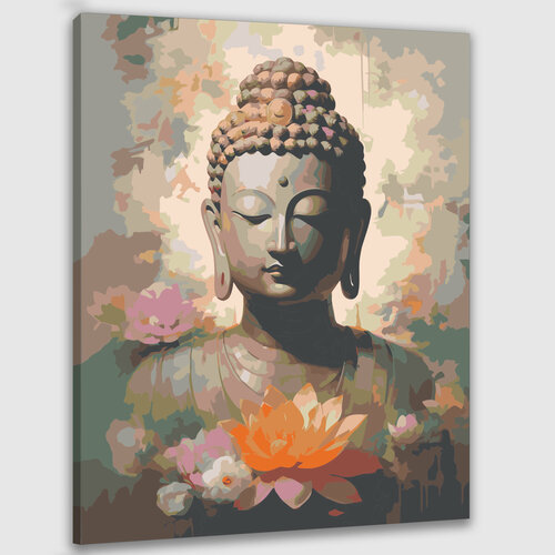 Картина по номерам 50х40 Будда: источник вдохновения