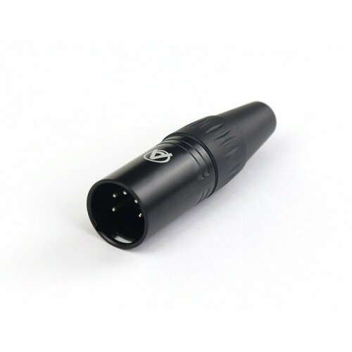 AuraSonics XN5M-B кабельный разъем 5-контактный XLR male, черный пантограф aurasonics ms3 black