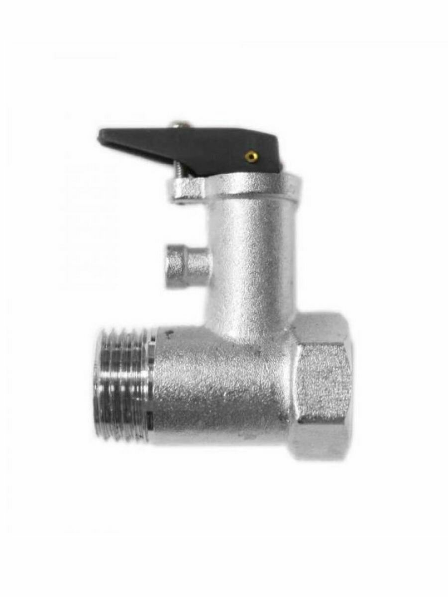 Клапан предохранительный с рычажком 1/2" 80 Бар для водонагревателей Thermex Ariston Electrolux и др.