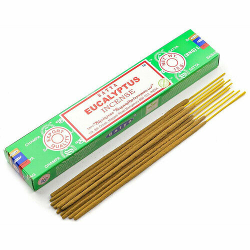 Satya EUCALYPTUS Incense (Благовония эвкалипт, Сатья), 15 г.