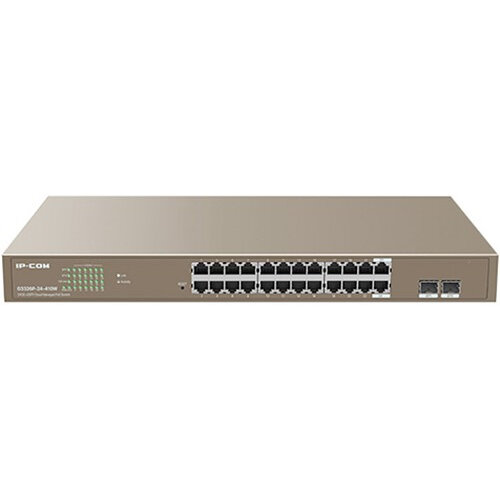 Коммутатор 24PORT 2SFP POE G3326P-24-410W IP-COM TENDA