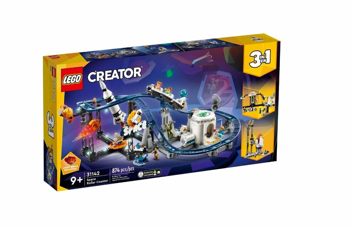 Конструктор LEGO Creator 31142 Space Roller Coaster, 874 дет.