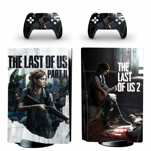 Наклейка для консоли PS5 THE LAST OF US PART 2 mong us ps5 standard disc edition skin sticker decal cover for playstation 5 console