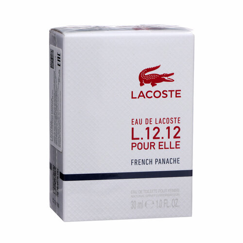 Туалетная вода женская L.12.12 French Panache ladу, 30 мл lacoste eau de lacoste l1212 french женская туалетная вода