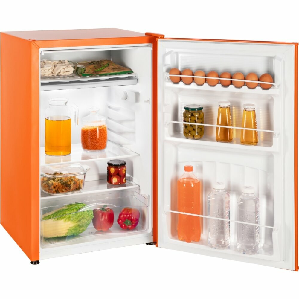Однокамерный холодильник NORDFROST NR 403 Or оранжевый матовый - фотография № 2