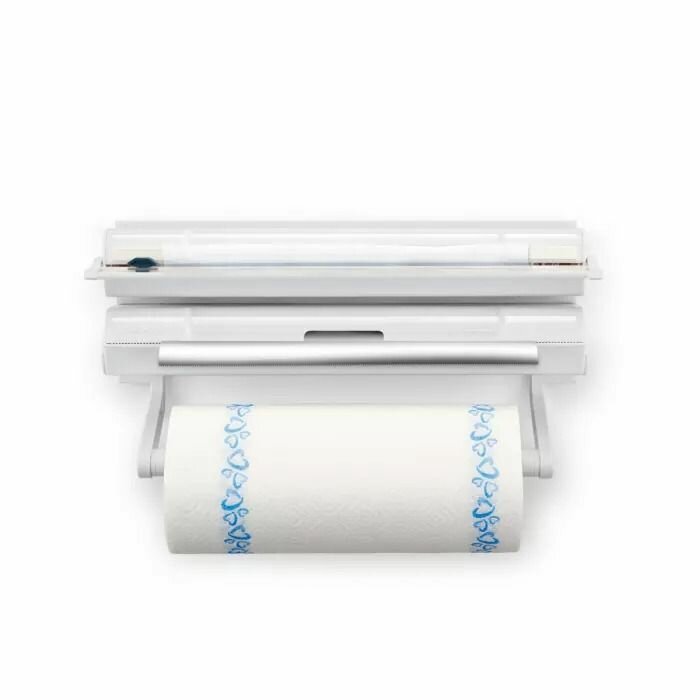 Держатель кухонный Tescoma органайзер onWALL, 3 в 1, бумажные полотенца, фольга, пленка — фото 1