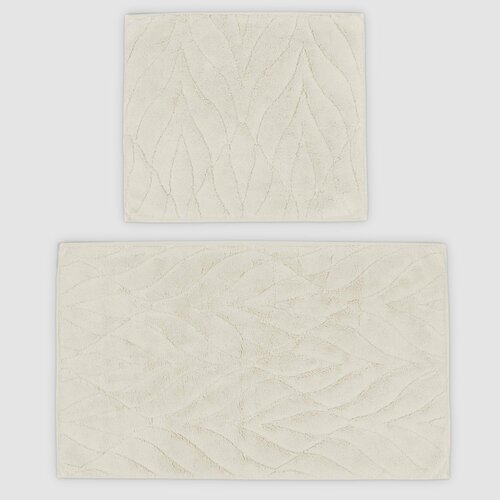 Набор ковриков для ванны Vonella Аcelya 60х10060х50 см кремовый коврик для ванной и туалета 5847₽