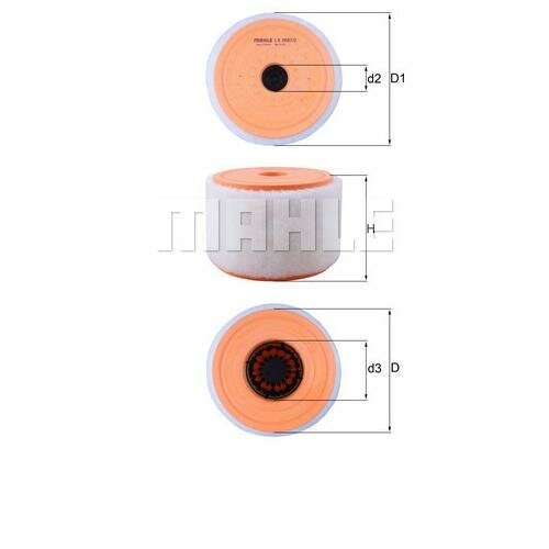 Воздушный фильтр Knecht/Mahle - фото №15